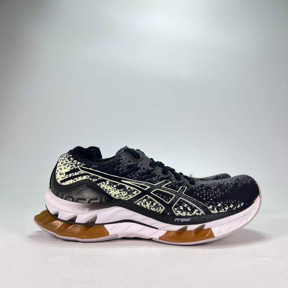 ASICS GEL-Kinsei Blast Black Running Shoes Sneakers 1012B068 Women's Size 5.5
